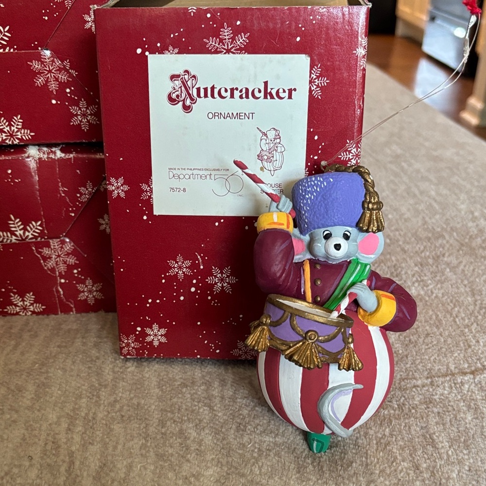 Department 56 Nutcracker Ornament - Red, Blue, Gold